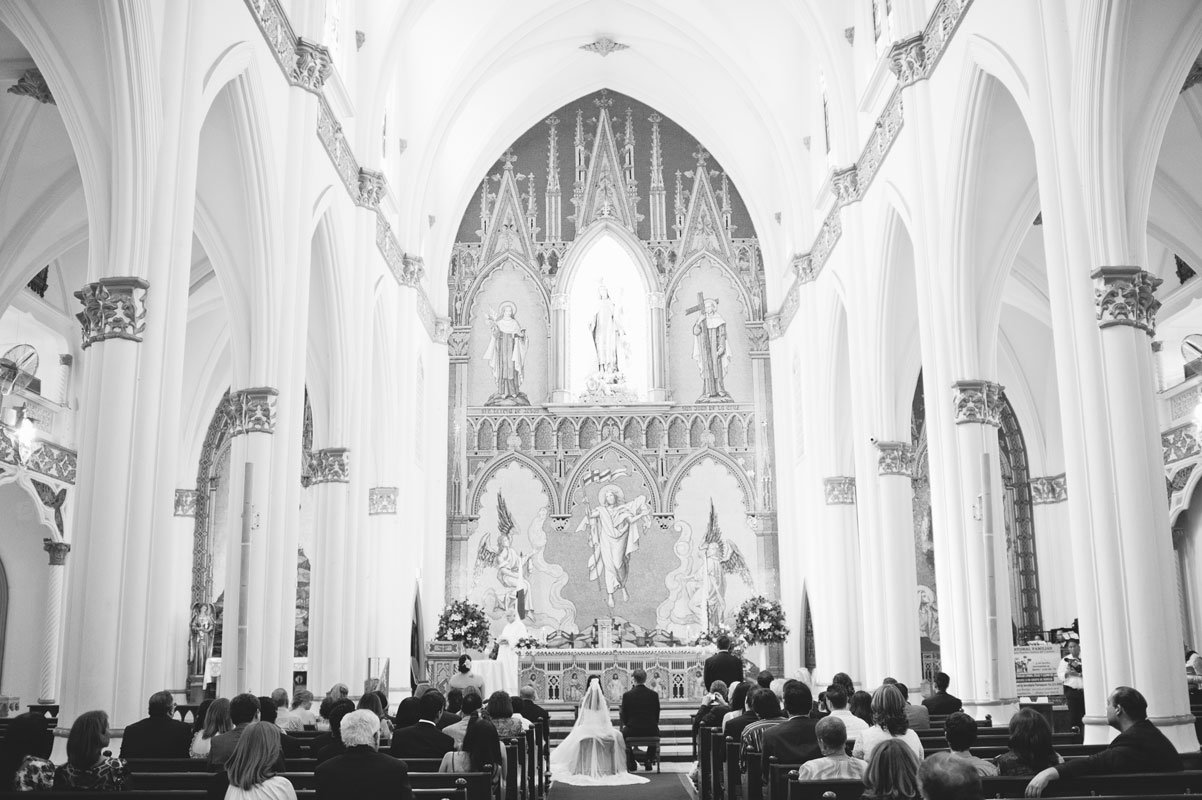 Iglesia del Carmen destination wedding photography Panama