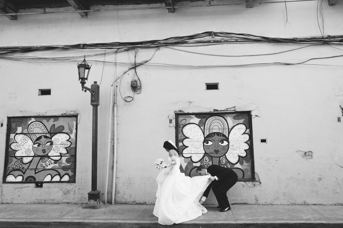 Casco Viejo destination wedding photography Panama