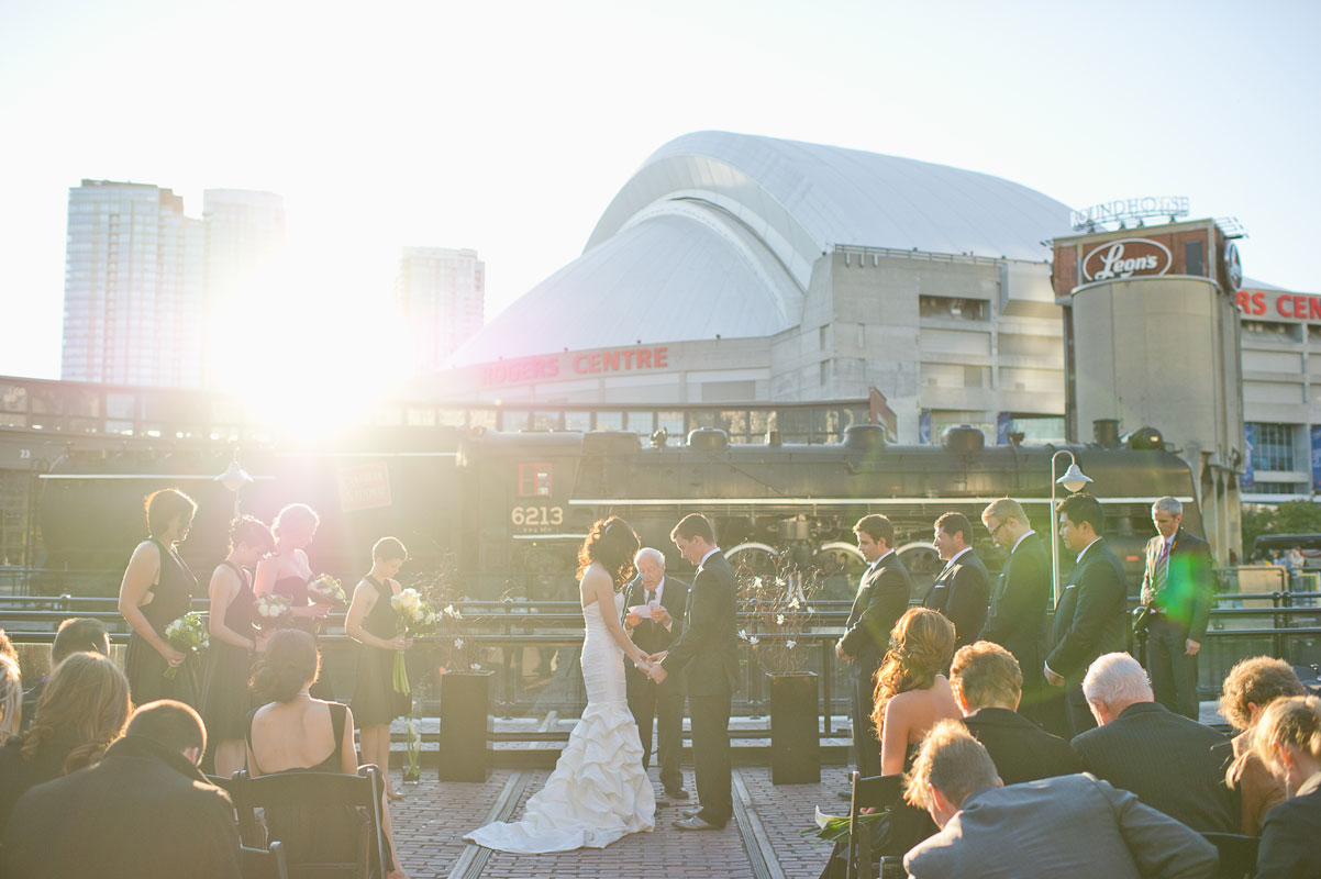 Steam Whistle Brewery wedding photography Toronto